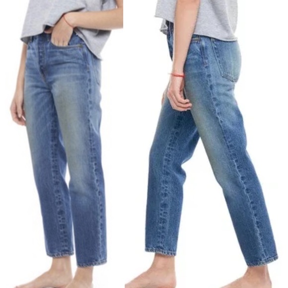 Sandrine Rose x Free People NWOT High-Rise Button-Fly Jeans - Picture 14 of 14